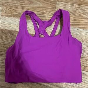 Lululemon Stash It sports bra in Ripened Raspberry
